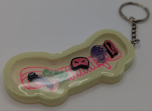 Shaker Keychains