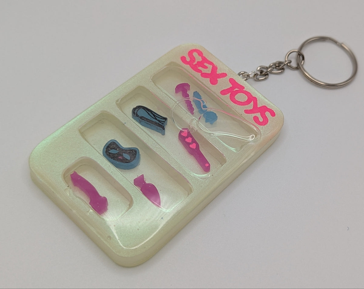 Shaker Keychains