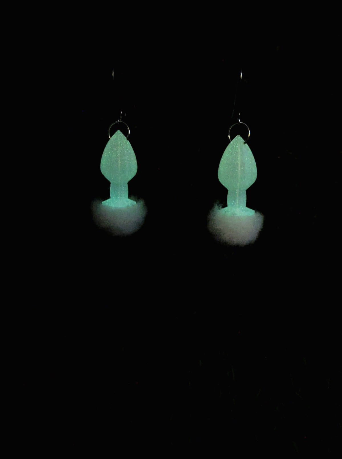 Bunny Tail Butt Plug Earrings